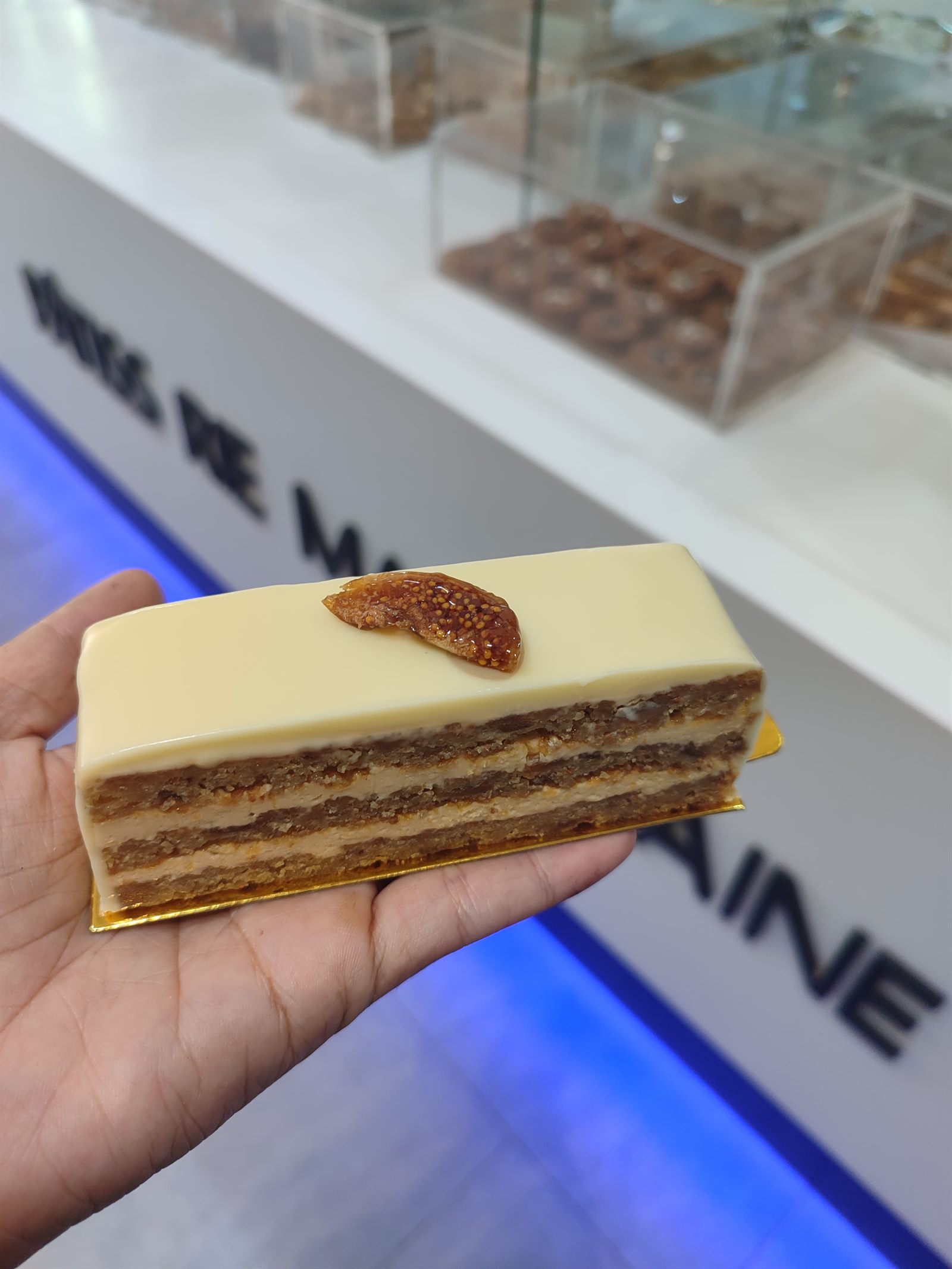 Feigenschnitte mit sichtbaren Schichten
