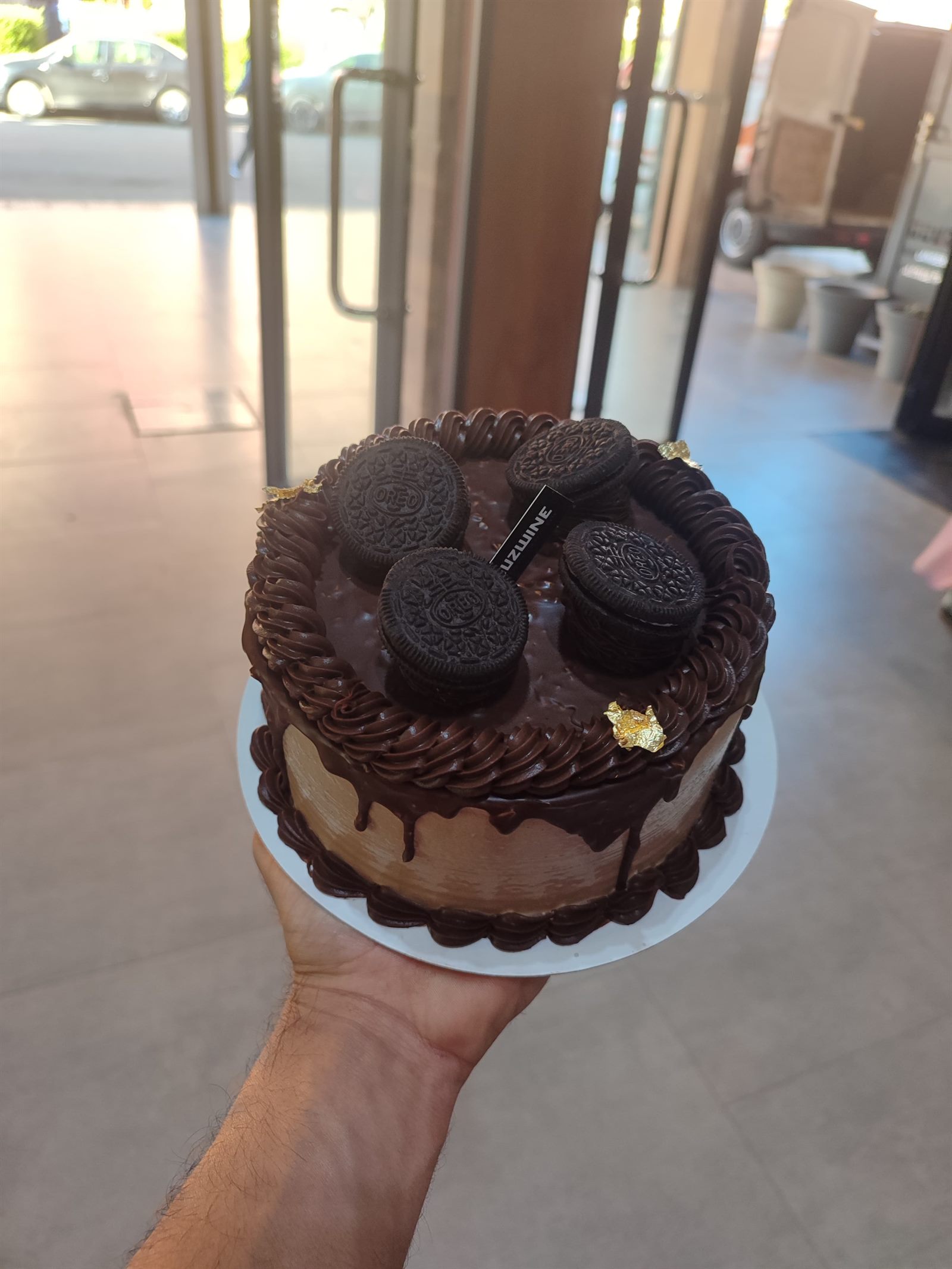 Schokoladentorte mit Oreo-Keksen